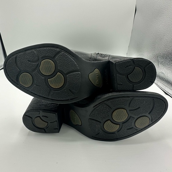 WIDE CALF 9M Like New Born Size Tall Black Boots “Poly” Style - Picture 5 of 9